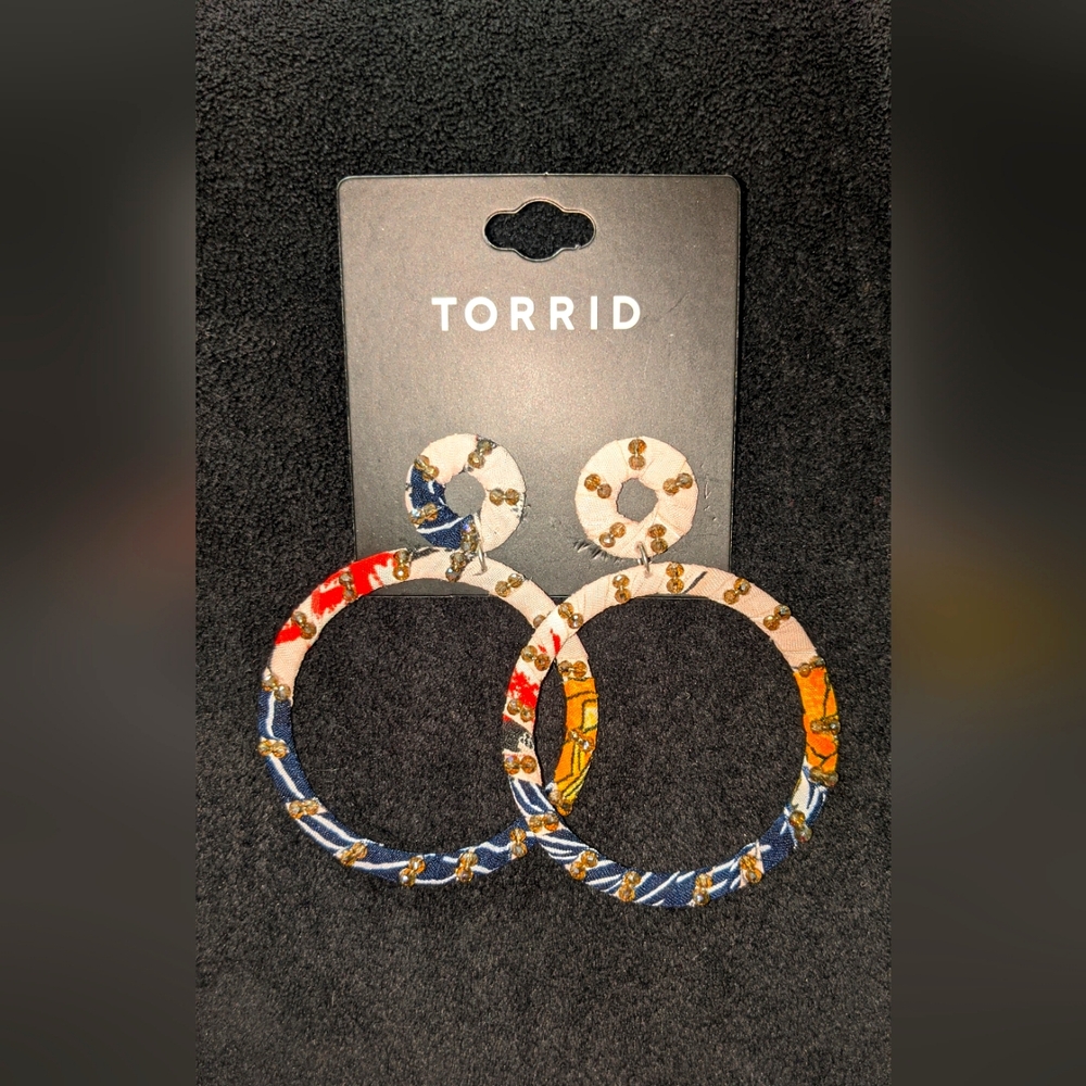 Torrid Multicolor Hoop Earrings
